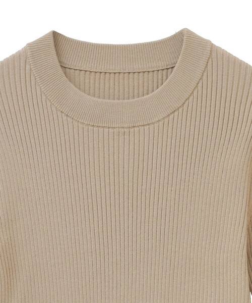 CLANE（クラネ）の「【CLANE/クラネ】H/N RIB KNIT TOPS/ハイネック