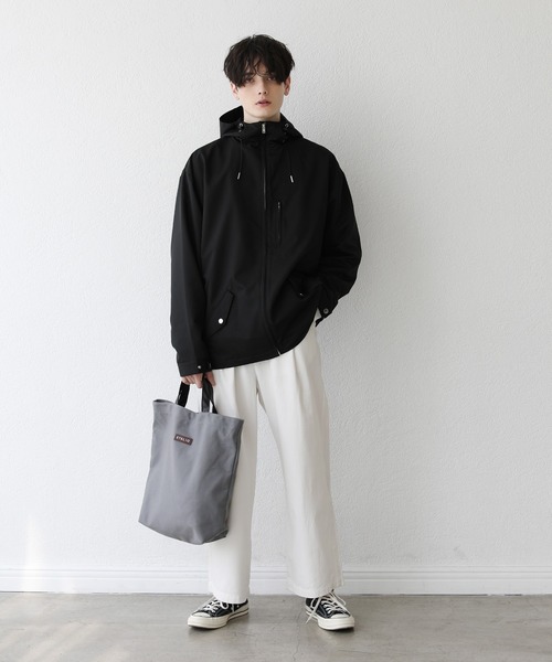 ETELIO(エテリオ)の「2wayキャンバストートバッグ(トートバッグ・メンズ・ブラック/ベージュ/グレー/アイボリー・FREE)」の12枚目の写真