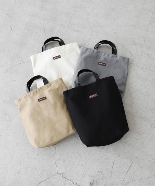 ETELIO(エテリオ)の「2wayキャンバストートバッグ(トートバッグ・メンズ・ブラック/ベージュ/グレー/アイボリー・FREE)」の17枚目の写真