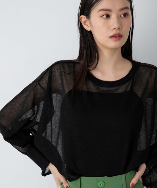 tシャツ シアーベロアドルマンTEE レディース na-00358_27.jpg