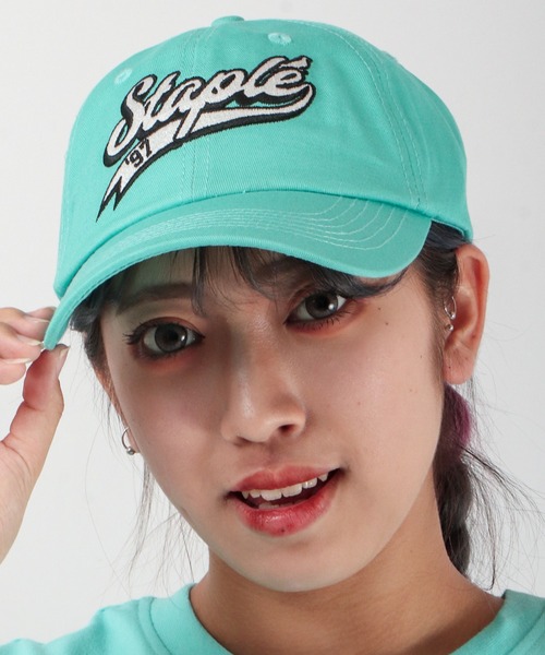 staple（ステイプル）の「STAPLE ロゴキャップ（キャップ・メンズ・パープル/ブラック/カモフラージュ/ブルーグリーン/ブルー/オレンジ・FREE）」の3枚目の写真