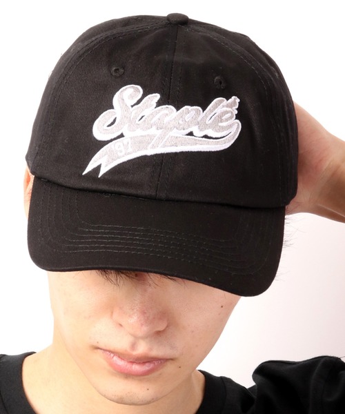 staple（ステイプル）の「STAPLE ロゴキャップ（キャップ・メンズ・パープル/ブラック/カモフラージュ/ブルーグリーン/ブルー/オレンジ・FREE）」の2枚目の写真
