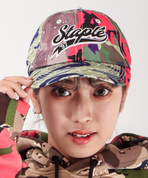 staple（ステイプル）の「STAPLE ロゴキャップ（キャップ・メンズ・パープル/ブラック/カモフラージュ/ブルーグリーン/ブルー/オレンジ・FREE）」の22枚目の写真