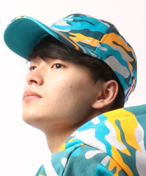 staple（ステイプル）の「STAPLE ロゴキャップ（キャップ・メンズ・パープル/ブラック/カモフラージュ/ブルーグリーン/ブルー/オレンジ・FREE）」の15枚目の写真