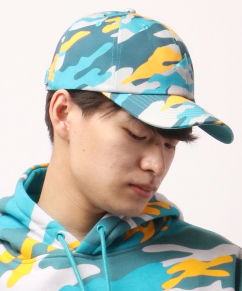 staple（ステイプル）の「STAPLE ロゴキャップ（キャップ・メンズ・パープル/ブラック/カモフラージュ/ブルーグリーン/ブルー/オレンジ・FREE）」の14枚目の写真
