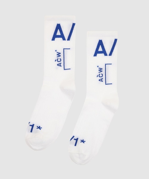 A-COLD-WALL*(アコールドウォール)の「JACQUARD SOCK(ソックス/靴下・メンズ・ブラック/オレンジ/ホワイト系その他・FREE)」の2枚目の写真