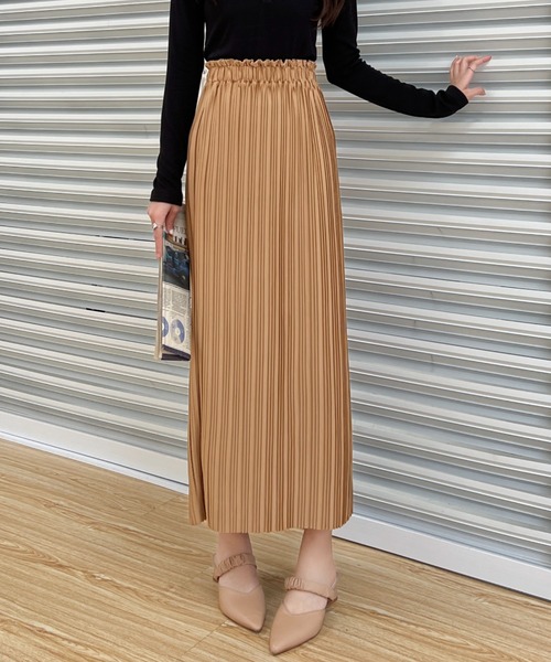 セール スリットiライン細プリーツロングスカート スカート Abitokyo アビトーキョー のファッション通販 Zozotown