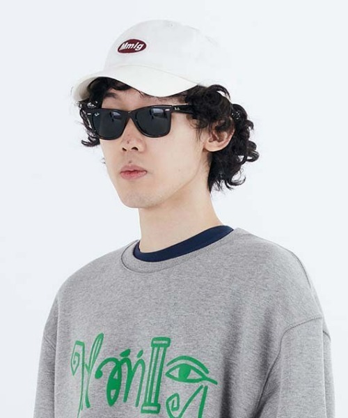87mm（87mm）の「【87MM / Mmlg】MMLG WP BALLCAP / パルチムエムエム Mmlg MMLG WP ワッペンロゴ ベースボールキャップ（キャップ・レディース・アイボリー/ピンク/ブラウン/ネイビー/ブラック・FREE）」の4枚目の写真