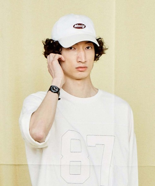 87mm（87mm）の「【87MM / Mmlg】MMLG WP BALLCAP / パルチムエムエム Mmlg MMLG WP ワッペンロゴ ベースボールキャップ（キャップ・レディース・アイボリー/ピンク/ブラウン/ネイビー/ブラック・FREE）」の21枚目の写真