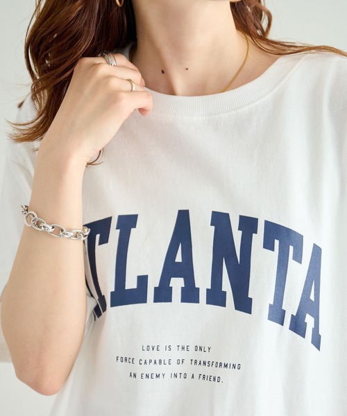ATLANTAロゴTシャツ