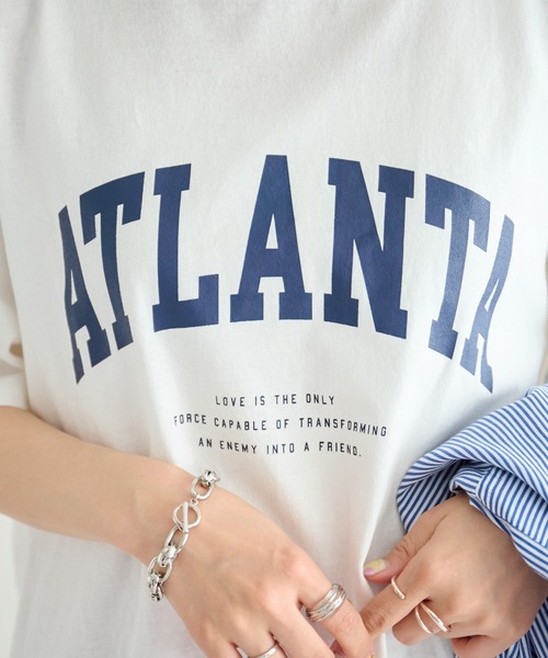 ATLANTAロゴTシャツ