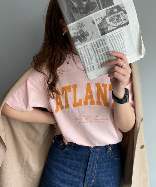 ATLANTAロゴTシャツ