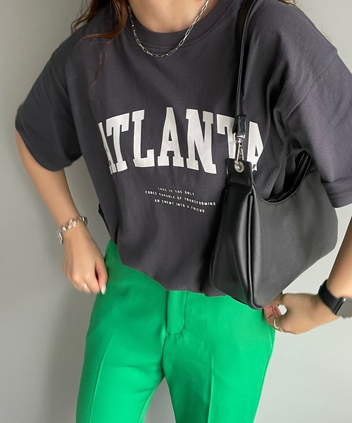 ATLANTAロゴTシャツ