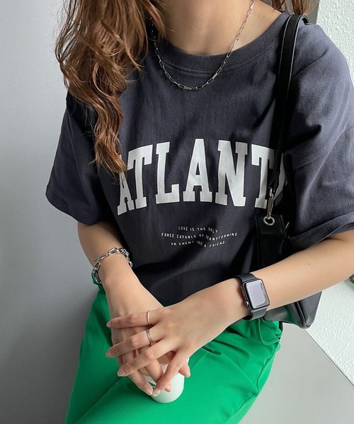 ATLANTAロゴTシャツ