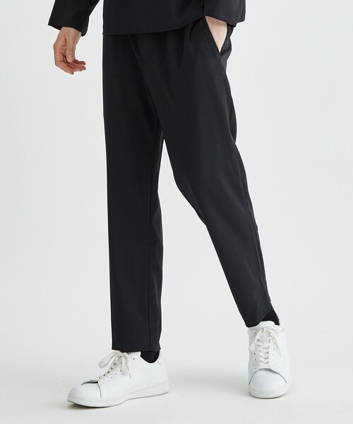 Iroquois（イロコイ）の「EX. TAPERED PT（スラックス・メンズ・ライトグレー/ブラック・1/2）」の2枚目の写真