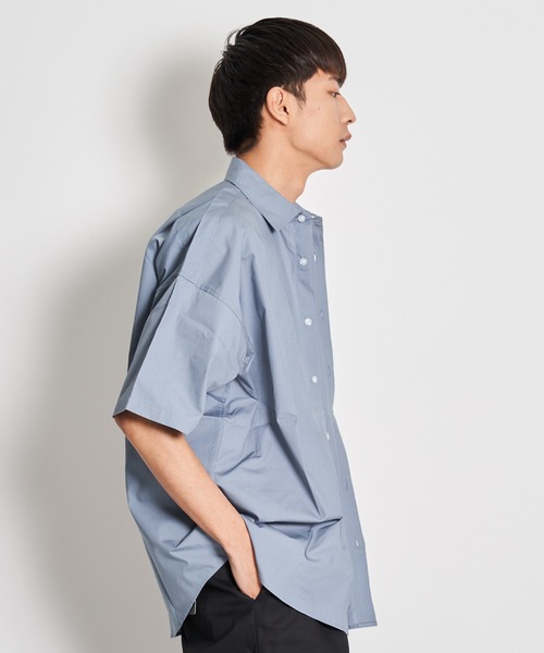 JACKROSE（ジャックローズ）の「JE・ブロードビックシャツ（シャツ/ブラウス・メンズ・ホワイト/ホワイト×ブルー/ブルー/サックスブルー/パープル/イエロー・M/L）」の18枚目の写真