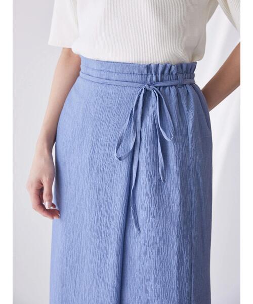 AMERICAN HOLIC（アメリカンホリック）の「ラップ楊柳細見えスカート（スカート・レディース・ブラック/ラベンダー・S/M/L）」の7枚目の写真