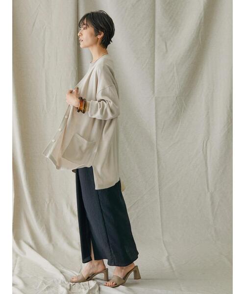 AMERICAN HOLIC（アメリカンホリック）の「ラップ楊柳細見えスカート（スカート・レディース・ブラック/ラベンダー・S/M/L）」の19枚目の写真