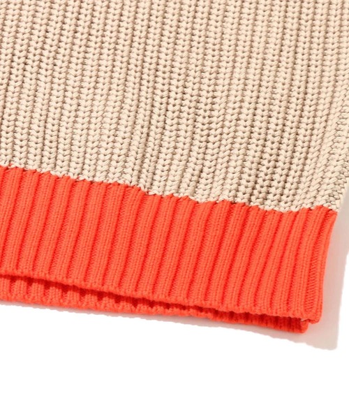 UGG（アグ）の「UGG@mos 配色ニットベスト / アグ ハイショクニットベスト（ベスト・レディース・ベージュ/ブルー/グリーン・L/M）」の13枚目の写真