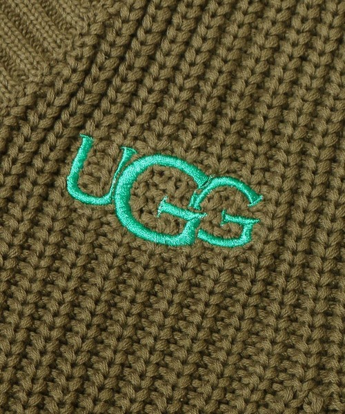 UGG（アグ）の「UGG@mos 配色ニットベスト / アグ ハイショクニットベスト（ベスト・レディース・ベージュ/ブルー/グリーン・L/M）」の17枚目の写真