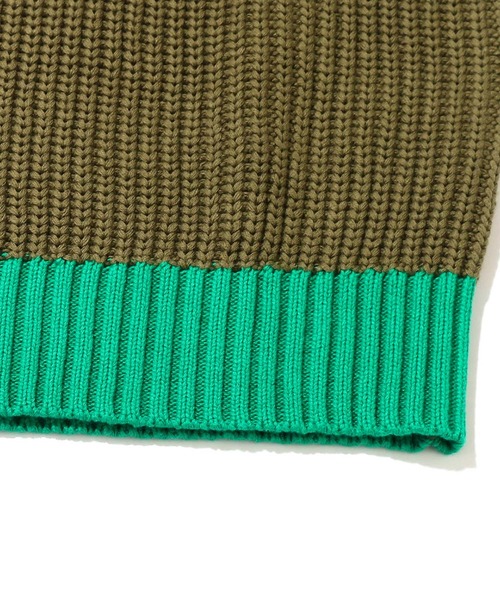 UGG（アグ）の「UGG@mos 配色ニットベスト / アグ ハイショクニットベスト（ベスト・レディース・ベージュ/ブルー/グリーン・L/M）」の18枚目の写真