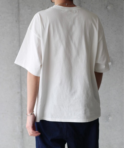 y/m by れぽすけ（イムバイレポスケ）の「ルーズシルエットアートプリントTシャツ　【from me to y/m】（Tシャツ/カットソー・メンズ・ホワイト/ブラック・MEDIUM/LARGE）」の11枚目の写真