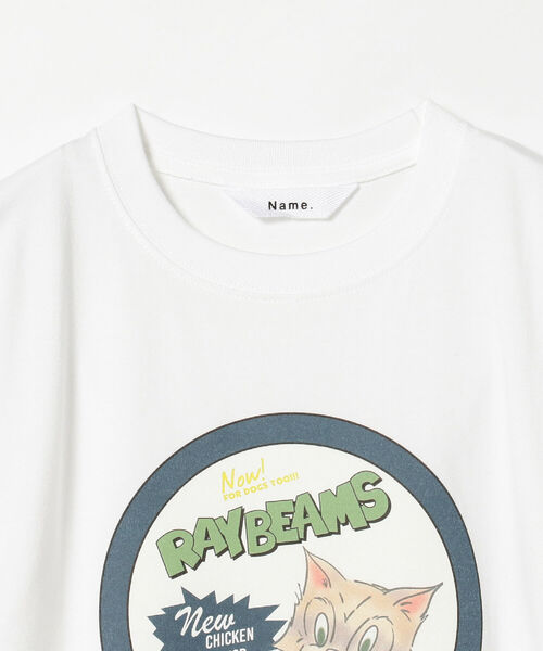 Ray BEAMS(レイビームス)の「Name. × Ray BEAMS / 別注 キャットフード Tシャツ(Tシャツ/カットソー・レディース・ホワイト・SMALL)」の2枚目の写真