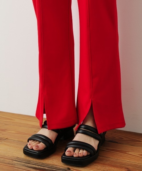 RODEO CROWNS WIDE BOWL（ロデオクラウンズワイドボウル）の「カットスリットパンツ（その他パンツ・レディース・ブラック/レッド/イエロー・FREE）」の15枚目の写真