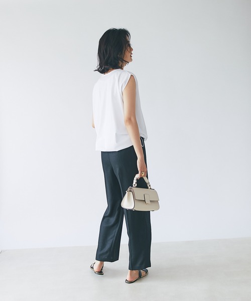 RIVE DROITE（リヴドロワ）の「リネンライクタックパンツ（その他パンツ・レディース・ブラック/ベージュ/グリーン・36/38）」の15枚目の写真