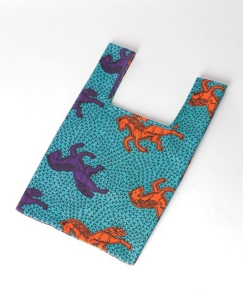 LOWRYS FARM（ローリーズファーム）の「バティックガラマルシェＢＡＧ　275948（ハンドバッグ・レディース・ブルー/ピンク・FREE）」の4枚目の写真