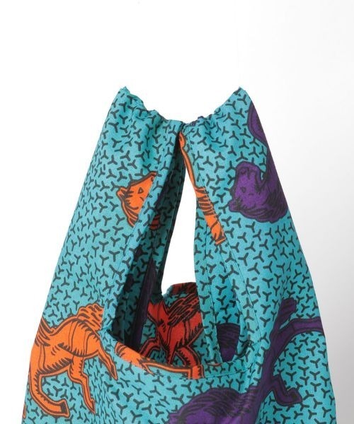 LOWRYS FARM（ローリーズファーム）の「バティックガラマルシェＢＡＧ　275948（ハンドバッグ・レディース・ブルー/ピンク・FREE）」の3枚目の写真