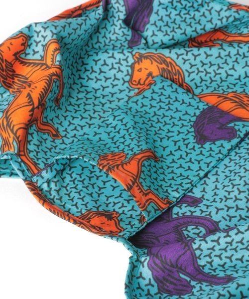 LOWRYS FARM（ローリーズファーム）の「バティックガラマルシェＢＡＧ　275948（ハンドバッグ・レディース・ブルー/ピンク・FREE）」の9枚目の写真