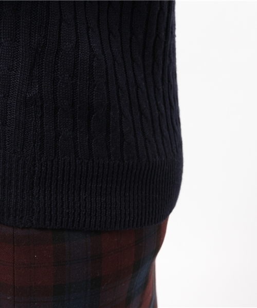 earth music&ecology（アースミュージックアンドエコロジー）の「チルデンニットプルオーバー（ニット/セーター・レディース・オフホワイト/LT.Gray/ネイビー/グリーン・SMALL/MEDIUM）」の10枚目の写真