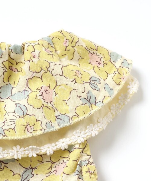 apres les cours（アプレレクール）の「ボタニカルチュニック（チュニック・キッズ・サックスブルー/イエロー・120/140/80/130/110/100/90）」の10枚目の写真