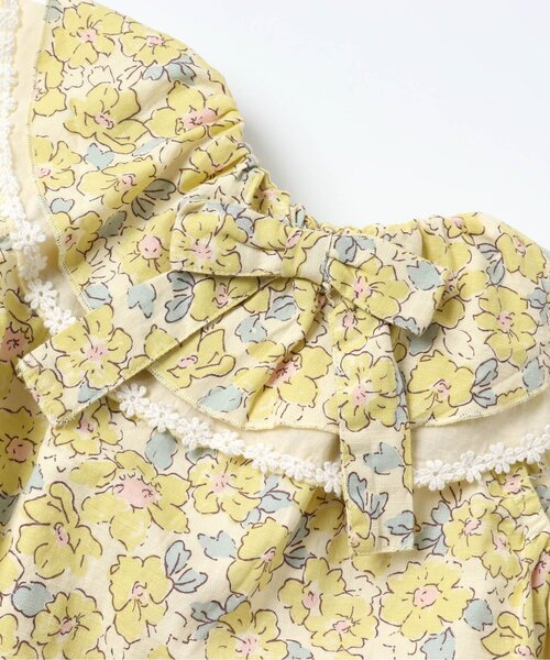 apres les cours（アプレレクール）の「ボタニカルチュニック（チュニック・キッズ・サックスブルー/イエロー・120/140/80/130/110/100/90）」の12枚目の写真