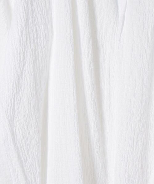 SHIPS Days（シップスデイズ）の「SHIPS Days: 綿ガーゼ カフタン ギャザーブラウス（シャツ/ブラウス・レディース・オフホワイト/ブラック/ベージュ・ONE SIZE）」の6枚目の写真