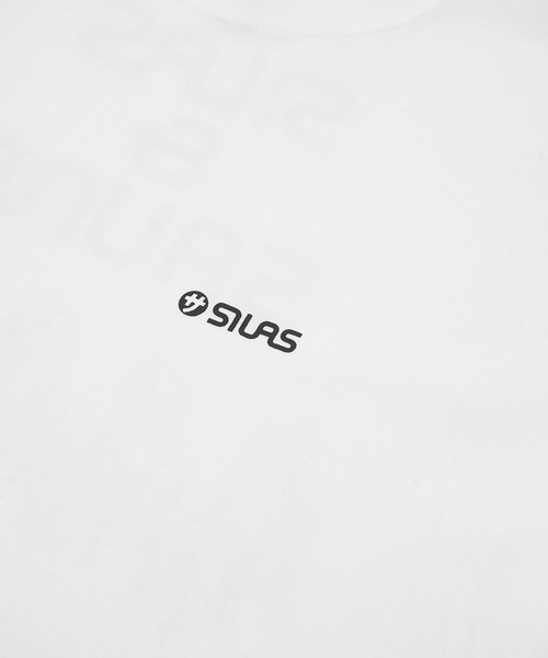 SILAS（サイラス）の「S/S SAUNA PRINT TEE GET FIT　サイラスサウナプリントTシャツゲットフィット　グラフィック　ロゴ（Tシャツ/カットソー・メンズ・ライトブルー/ホワイト/ブラック・LARGE/MEDIUM/X-LARGE）」の7枚目の写真