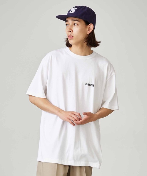 SILAS（サイラス）の「S/S SAUNA PRINT TEE GET FIT　サイラスサウナプリントTシャツゲットフィット　グラフィック　ロゴ（Tシャツ/カットソー・メンズ・ライトブルー/ホワイト/ブラック・LARGE/MEDIUM/X-LARGE）」の16枚目の写真