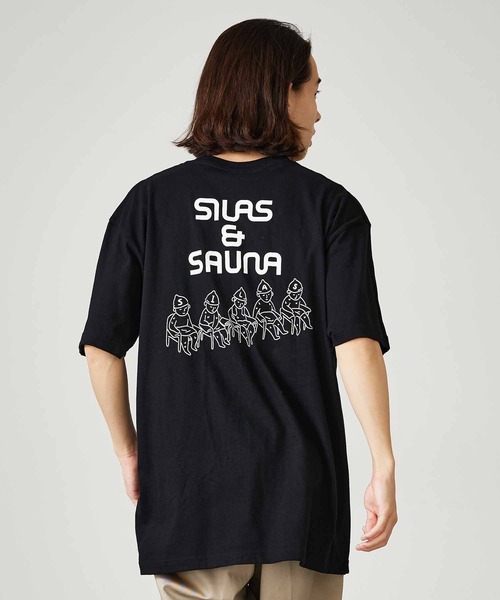 SILAS（サイラス）の「S/S SAUNA PRINT TEE GET FIT　サイラスサウナプリントTシャツゲットフィット　グラフィック　ロゴ（Tシャツ/カットソー・メンズ・ライトブルー/ホワイト/ブラック・LARGE/MEDIUM/X-LARGE）」の22枚目の写真