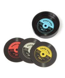 BAYFLOW（ベイフロー）の「80sレコードコースター4P（キッチンツール・レディース）」