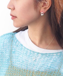 【日本製】メタルプレートピアス 両耳用