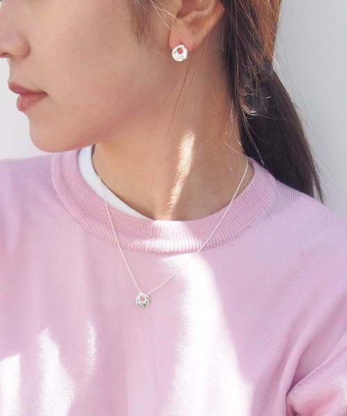 mille blanc(ミルブラン)の「【日本製】メタルプレートピアス 両耳用(ピアス(両耳用)・レディース・シルバー系その他/シルバー/ゴールド/ゴールド系その他/シルバー系その他2・FREE)」の19枚目の写真