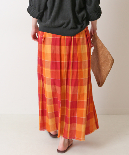 ♡未使用♡SLOBE IENA タータンチェックスカート　グリーン ♡未使用♡SLOBE IENA タータンチェックスカート グリーン