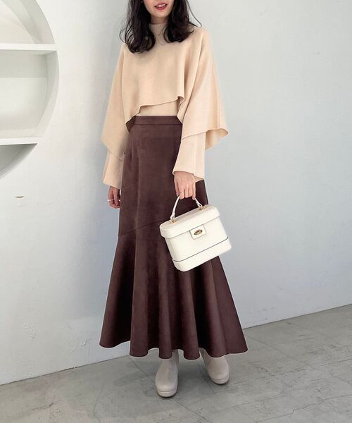 MAJESTIC LEGON（マジェスティックレゴン）の「フカフカストレッチブーツ（ブーツ・レディース・ブラック/アイボリー・SMALL/MEDIUM/LARGE/X-LARGE）」の5枚目の写真