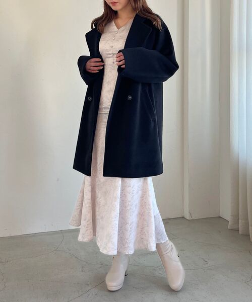 MAJESTIC LEGON（マジェスティックレゴン）の「フカフカストレッチブーツ（ブーツ・レディース・ブラック/アイボリー・SMALL/MEDIUM/LARGE/X-LARGE）」の7枚目の写真