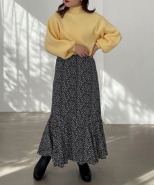 MAJESTIC LEGON（マジェスティックレゴン）の「フカフカストレッチブーツ（ブーツ・レディース・ブラック/アイボリー・SMALL/MEDIUM/LARGE/X-LARGE）」の16枚目の写真