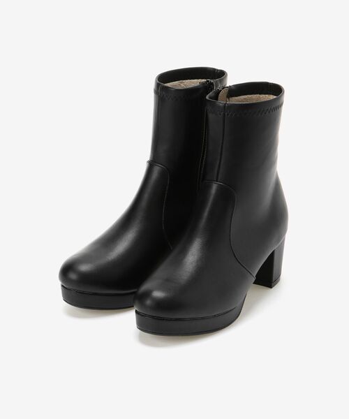 MAJESTIC LEGON（マジェスティックレゴン）の「フカフカストレッチブーツ（ブーツ・レディース・ブラック/アイボリー・SMALL/MEDIUM/LARGE/X-LARGE）」の21枚目の写真