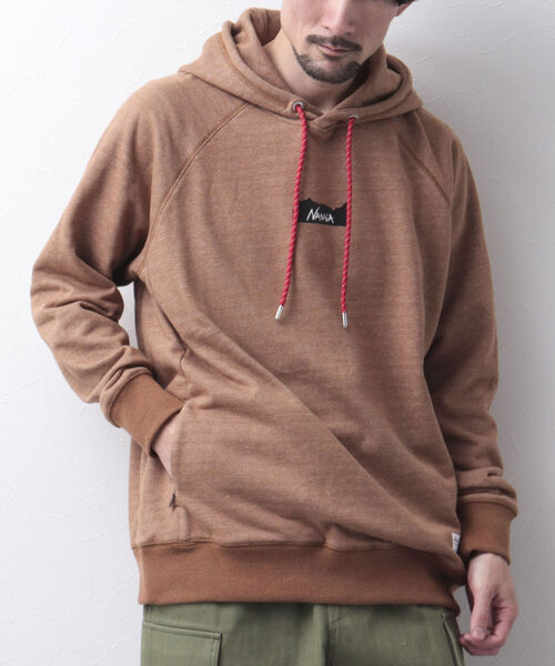 NANGA(ナンガ)の「【NANGA/ナンガ】別注ECO HYBRID SWEAT HOODIE スウェット パーカー(パーカー・メンズ・ネイビー/グレー/キャメル・M/L)」の3枚目の写真