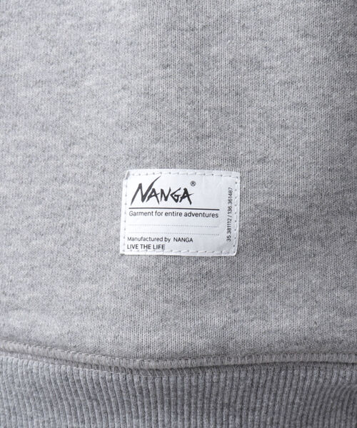 NANGA(ナンガ)の「【NANGA/ナンガ】別注ECO HYBRID SWEAT HOODIE スウェット パーカー(パーカー・メンズ・ネイビー/グレー/キャメル・M/L)」の13枚目の写真