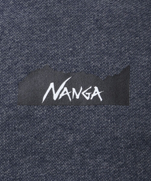 NANGA(ナンガ)の「【NANGA/ナンガ】別注ECO HYBRID SWEAT HOODIE スウェット パーカー(パーカー・メンズ・ネイビー/グレー/キャメル・M/L)」の7枚目の写真